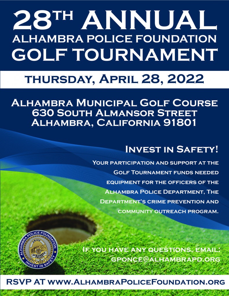 APF Golf Tournament Flyer
